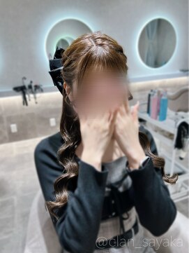 クランルシェ(clan luce) 編み込みハーフアップ/心斎橋ヘアセット