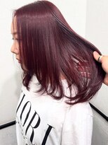 ラグナ(LAGUNA)&nbsp;ボルドーワインレッド/ミディアム/ブリーチなしダブルカラー