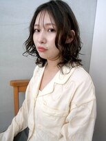 ソルト 舞鶴店(Salt)&nbsp;コテ巻きパーマ/ミディアムパーマ/黒髪パーマ/パーマ/レイヤー