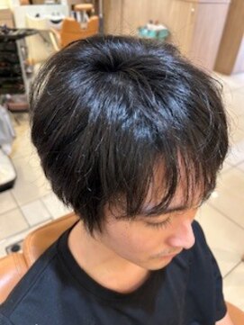 美粧 ほそや お花茶屋本店 メンズショートレイヤーボブ