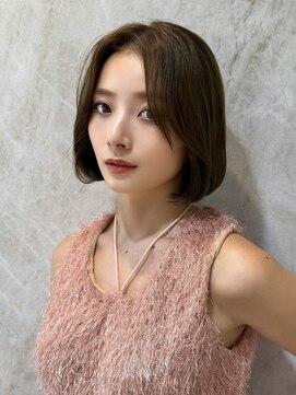 ロンドロゼ 池袋(Lond rose) ♪くすみベージュ/細めハイライト/ショート/白髪ぼかし/小顔/40