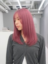 エニフォーイーストハム(Eni for eastham) ブリーチカラー/スモーキーピンク/ハッシュカット