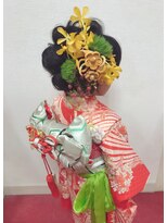 ヘアセットサロン プティ 神戸三宮(petit)&nbsp;七五三アップスタイル