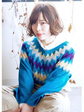 シーン(hair design SCENE) 《hair design SCENE♪》☆お洒落度アップ☆外ハネボブ