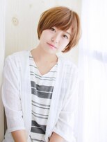 ナル 白山神社参道通り店(nalu)&nbsp;ハイトーンカラーのナチュラルストレートスタイル