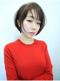【morio池袋】大人かわいい可愛い前下がり透け感ショート♪
