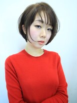 ラウンジ モリオ イケブクロ(Lounge MORIO Ikebukuro) 【morio池袋】大人かわいい可愛い前下がり透け感ショート♪