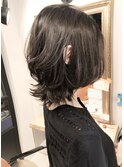 ２０代３０代４０代５０代小顔ひし形ナチュラルソフトウルフ