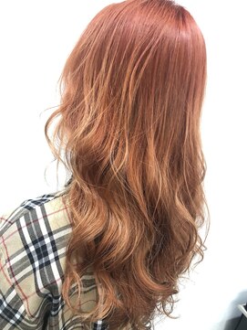 ホワイト(WHITE) アプリコットオレンジ