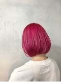 【奈良/inni hair】ビビットピンク