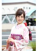 着付けとヘアセット 【池袋/ヘアアレンジ】