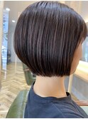 カット ×  収まり良いボブ