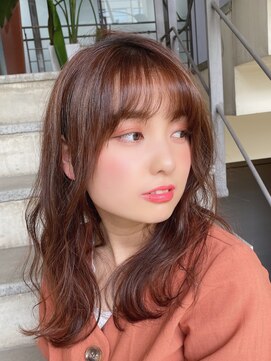 ロンド ストラーダ 心斎橋(Lond strada) 【津賀　涼】ショートグレージュカラーボブウルフココアベージュ