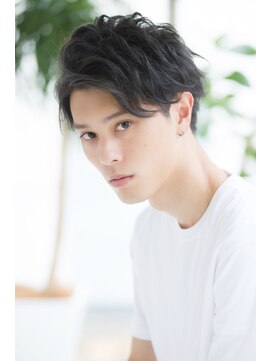 アグノス 青山(Agnos) ★ツーブロマッシュ七三オールバック☆サイドグラデーション