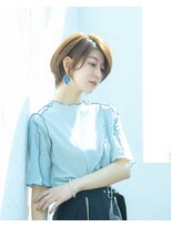 ロンド レグリーズ 立川(Lond leglise)&nbsp;【山方　直也】耳かけ×前髪長めショート×大人かわいい