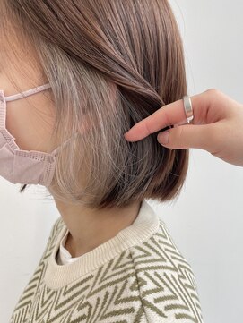 アライブ キチジョウジ(ALIVE Kichijoji) ボブでも可愛いイヤリングカラー♪