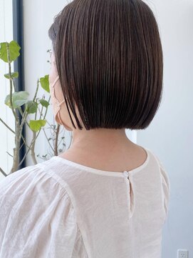 ロンド 表参道店(Lond) ぱつっとボブ ストレートボブ ラインボブ