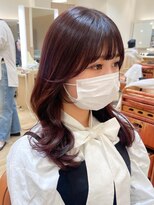 オリーブスバイネオリーブ(Olive's by neolive)&nbsp;＊小顔レイヤーカット×ワインレッドカラー＊