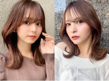 ロンド マーレ 天神大名店(Lond mare)の写真/Londが創る韓国風顔まわりカット*髪質や骨格を計算したレイヤーカットで小顔見せ[天神大名/レイヤーカット]