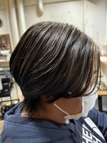 ビグディーサロン 武庫川(BIGOUDI salon) ハイライト大人ショート