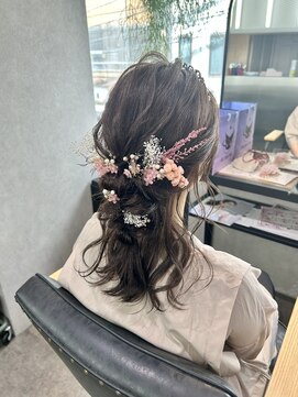 ゼスト クレス(ZEST Cres) 【立川CRES吉岡俊】ウェディングヘア　ウェディングアレンジ