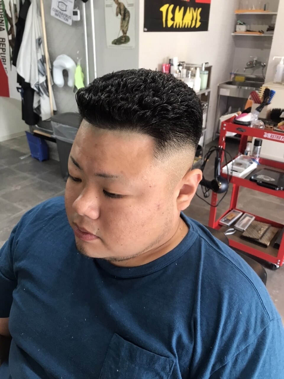 アイロンパーマで作る本物のパンチパーマ:L182138444|キャロル(CAROL)のヘアスタイル|ホットペッパービューティー