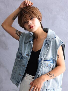 ヘアーカッティングガーデン ジャック モアザン 松山店 ハンサムショート/マッシュ［松山市駅/白髪ぼかし］