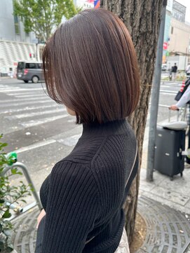 ケーツー心斎橋 クイーンズガーデン バイ ケーツー(K two QUEEN'S GARDEN by K two) ３分で巻けるボブ*赤み消しカラー*髪質改善トリートメント*美髪