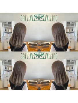グリーンルームセカンド 結城店(GREEN ROOM. 2nd) 透明感カラー×つるりちょ。zero髪質改善カラー