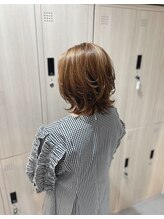 ヘアーアンドメイク ヒューラ 立川店(HAIR&MAKE hurra) 小顔ウルフレイヤー+ノンジアミンカラー