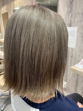 エヌアンドエー せんげん台店(N&A) 大人かわいい透明感カラーリング ブリーチオンカラー ハイトーン