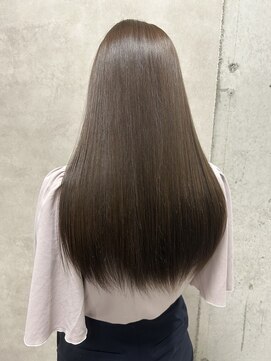 ルノン フィージュ(LUNON fieju) グレージュ/ブリーチなし/赤み消し/髪質改善/艶カラー