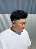 リバースパーマフェードスタイル