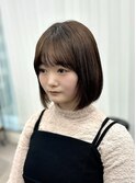 小顔ボブ×タッセルボブ[美髪/縮毛矯正/横浜韓国]
