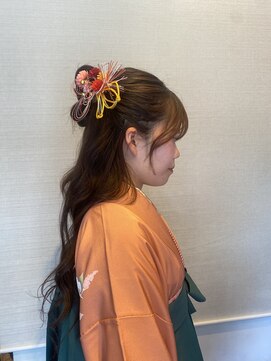 ザジ(ZAZIE) ハーフアップカチモリヘア