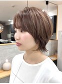 ショートから伸ばしかけウルフ【向】【now as.明石駅3分】