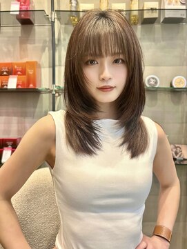レーヴバイロンド 仙台(Reve by Lond) 韓国風顔まわりレイヤーカットくびれヘア髪質改善ハイライト仙台
