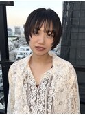 マッシュショート/ショートボブ/顔まわりレイヤー