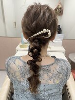 ルネシミズ(Rune shimizu)&nbsp;編み下ろしポニーテール