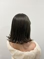 クロン 美容室(clon) オリーブベージュの可愛い外はねっスタイリング