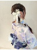 【Misakiアレンジ】浴衣×サイドメニュー編みおろし