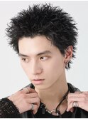 スパイキーショート×スパイキーパーマ