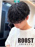 MEN’S HAIR/波巻ツイストスパイラル/フェザーパーマ/眉毛/渋谷