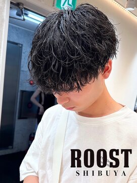ルースト 渋谷店(ROOST) MEN’S HAIR/波巻ツイストスパイラル/フェザーパーマ/眉毛/渋谷
