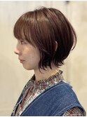 似合せカット/大人ガーリー/くびれヘア/ハッシュボブ