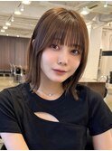 外ハネボブラインボブ切りっぱなしボブヘイリーボブ大人ボブ