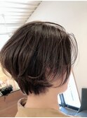 ふんわりショートボブ/前髪長め/３０代/４０代/５０代/荒木町