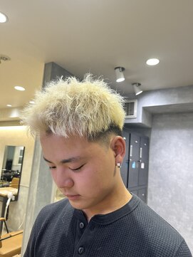 レイズ 名古屋(RAYS) スパイキーショート×ブロンドカラー