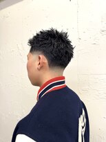 ヘアサロン エフ 渋谷(F)&nbsp;テーパーフェード×スパイキーショート