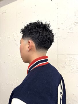 ヘアサロン エフ 渋谷(F) テーパーフェード×スパイキーショート